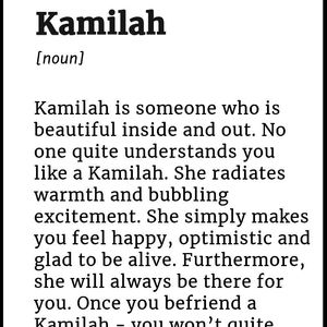 Meet your Posher, Kamilah